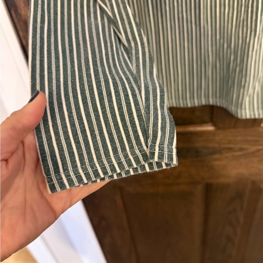 Vintage Abercrombie & Fitch Striped Long Sleeve Henley Top Like New! - Picture 4 of 8